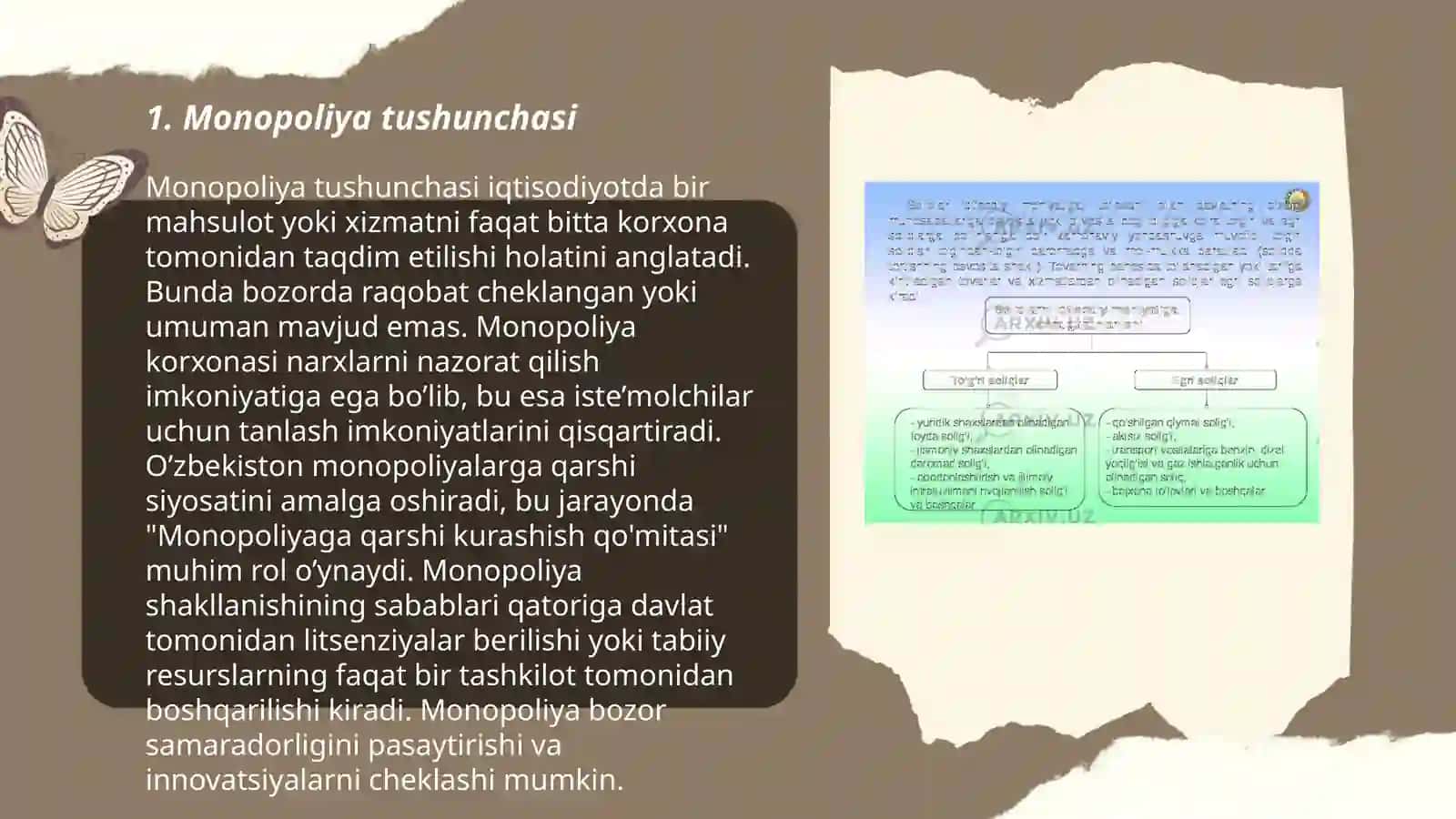 Monopoliyalar va tartibga solish 3