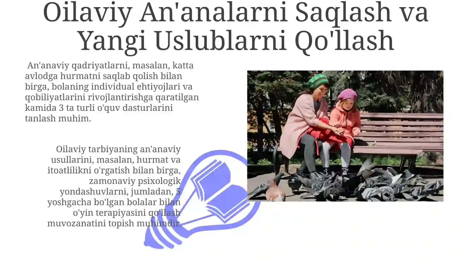 An'anaviy O'zbek Oilalarida Farzand Tarbiyasi Muammolari 3