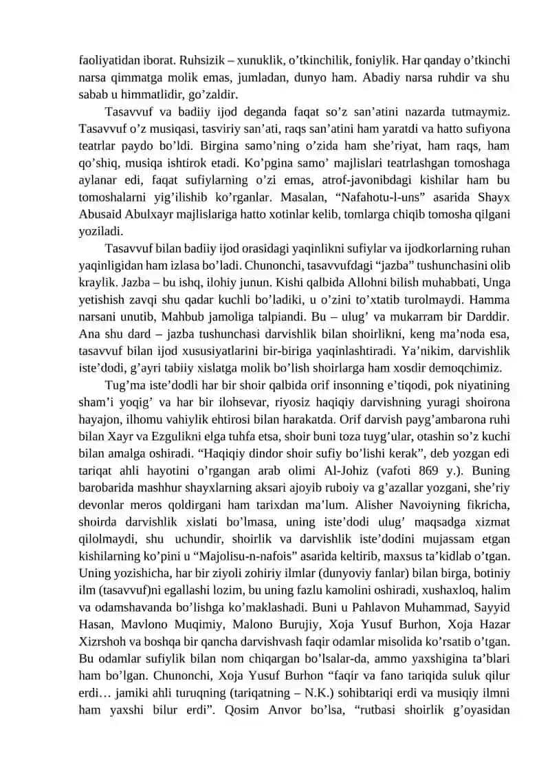 Tasavvuf adabiyoti 3