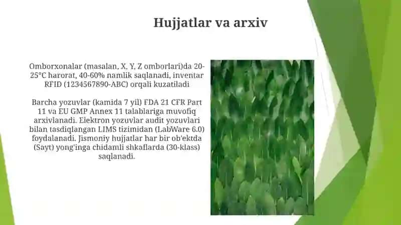 Dorivor oʻsimlik mahsulotlarini idishlarga joylash saqlash qoidalari 3