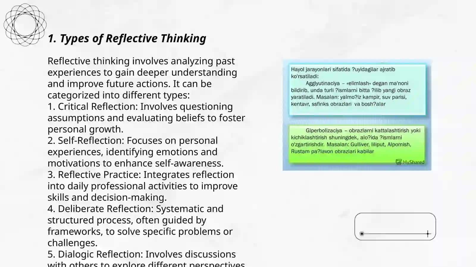 Tafakkutur operatsiyasi turlari va jarayonlari 3