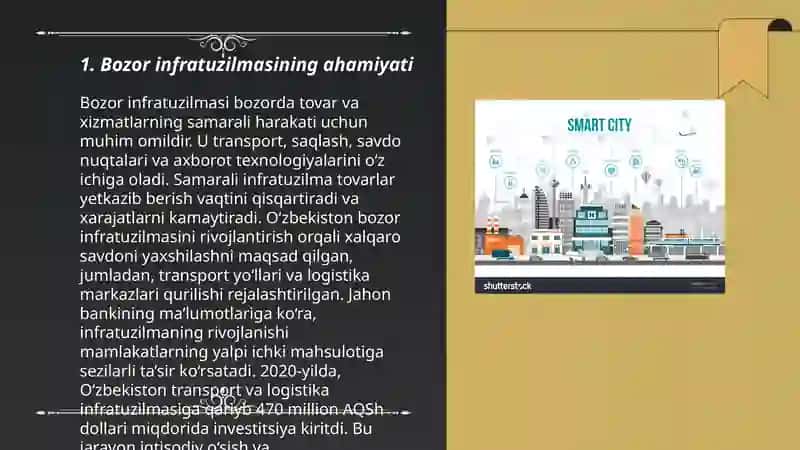 Bozor infratuzilmasi va uning unsurlari 3
