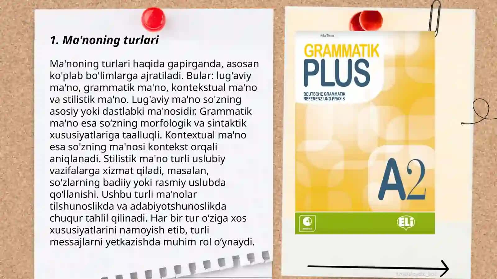 Grammatik ma'no 3