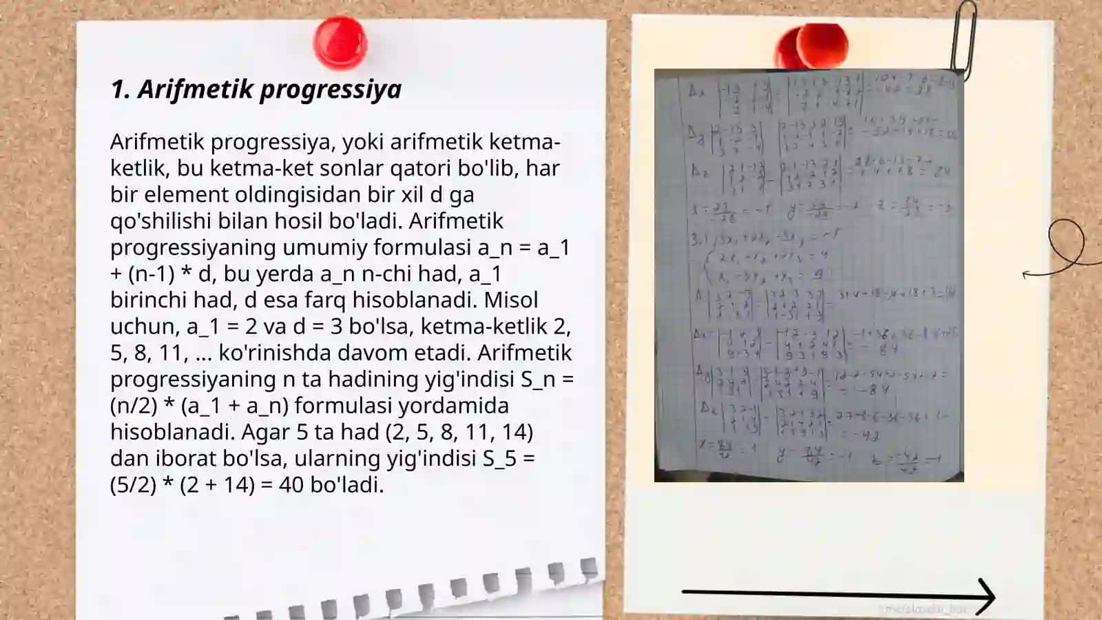 Matematikadan yechgan misoli Xamzaliyeva Mohichehra 3