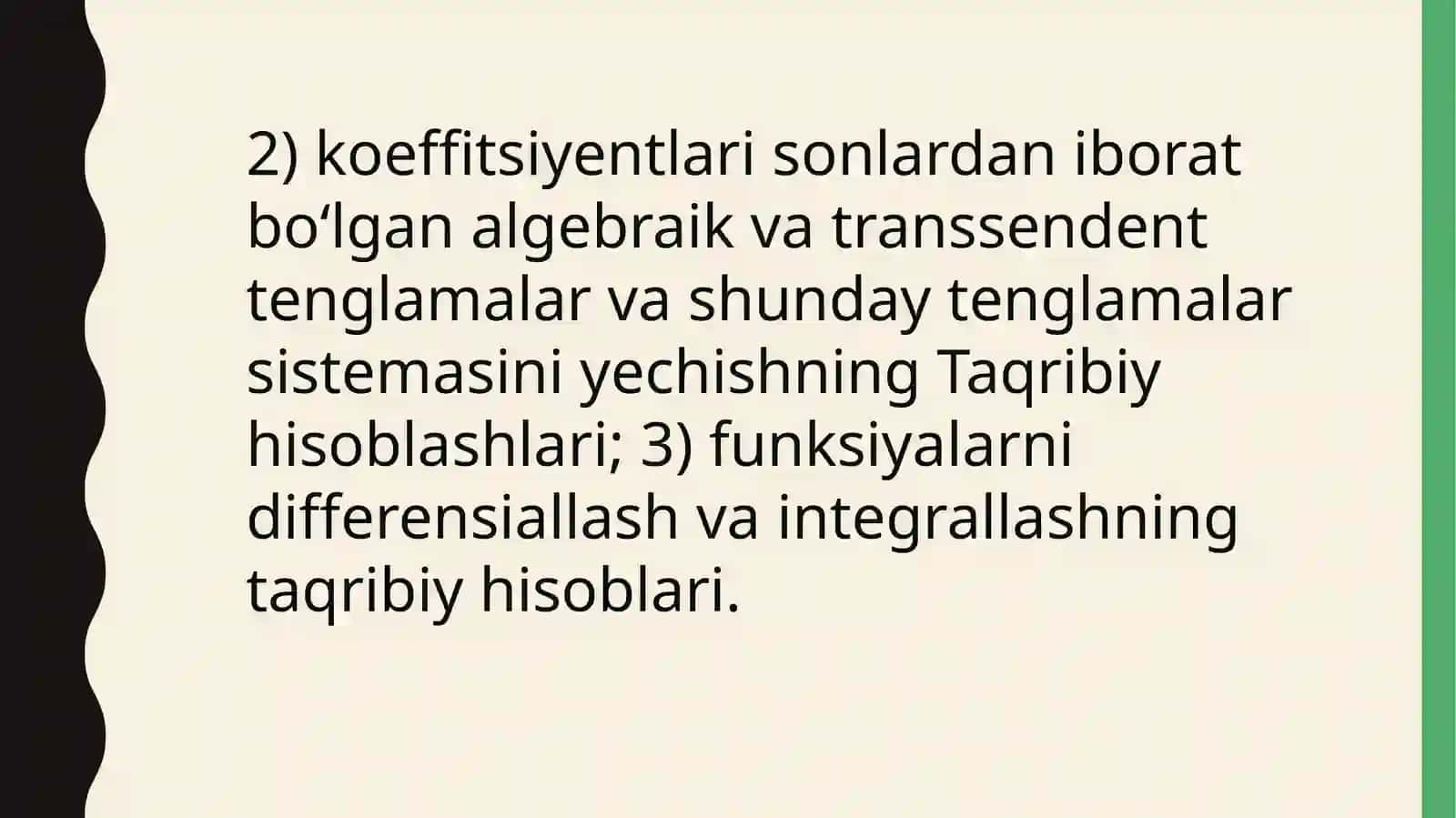 Taqribiy hisoblashlar 3