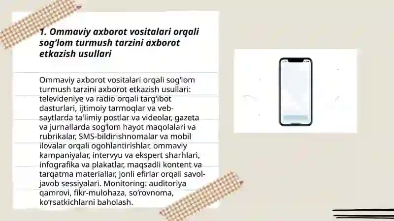 Sog‘lom turmush tarzini shakllantirish 3