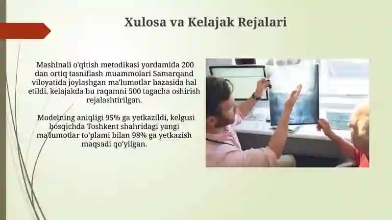 Mashinali oʻqitish usuli asosida klassifikatsiya masalalarini yechish 3