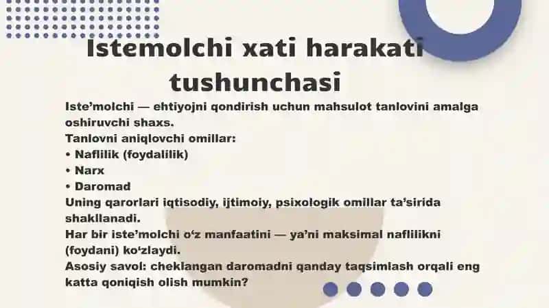Iste’molchilar xatti-harakati 3