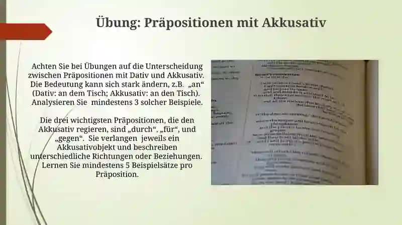 Präpositionen und Akkusativ 3
