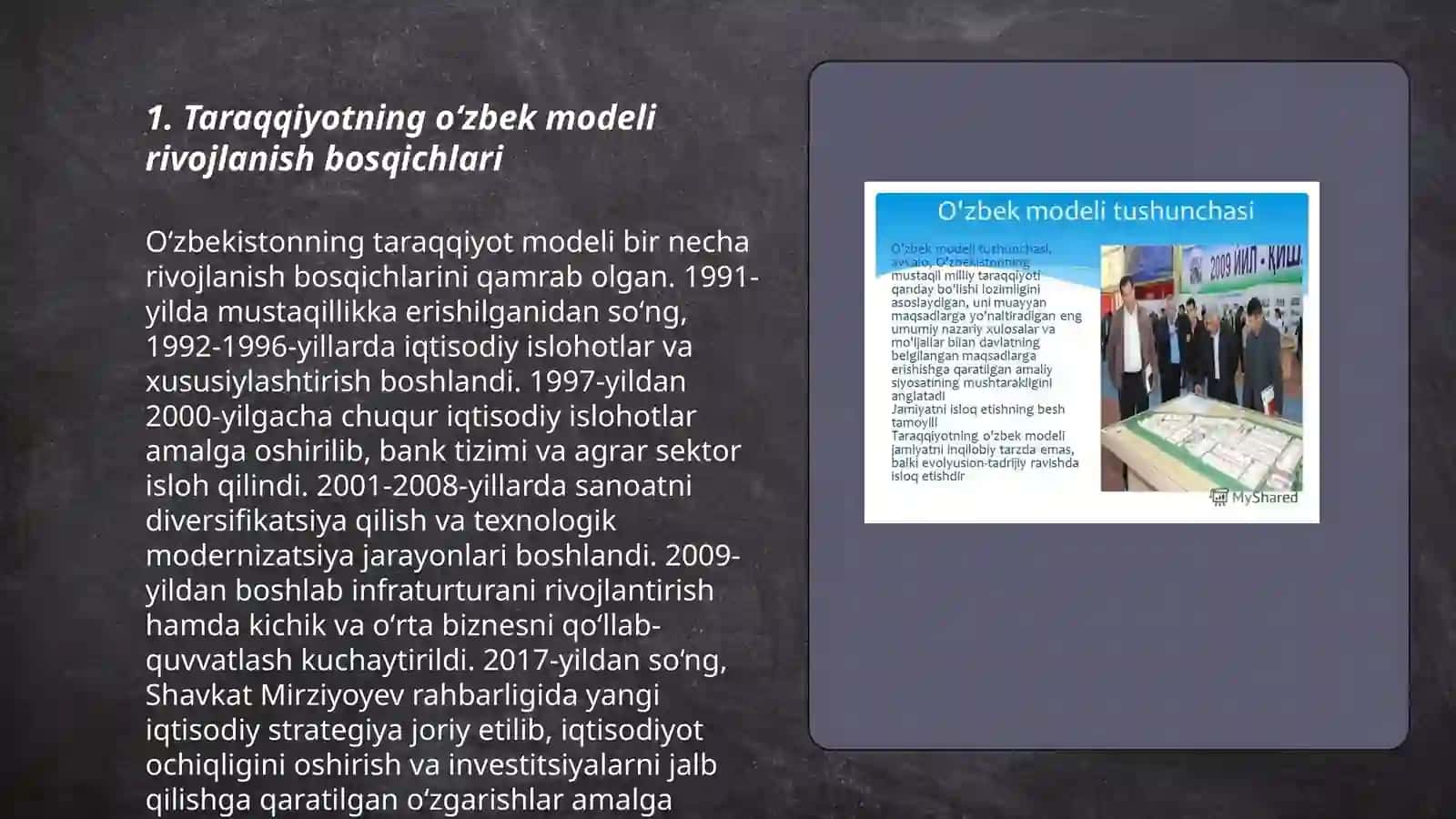 Taraqqiyotning oʻzbek modeli 3