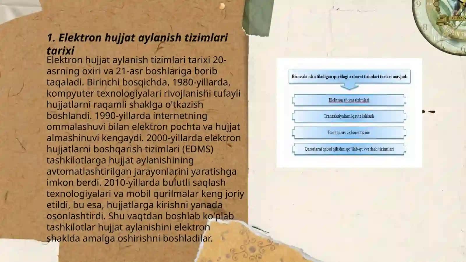 Elektron hujjat aylanish tizimlari 3