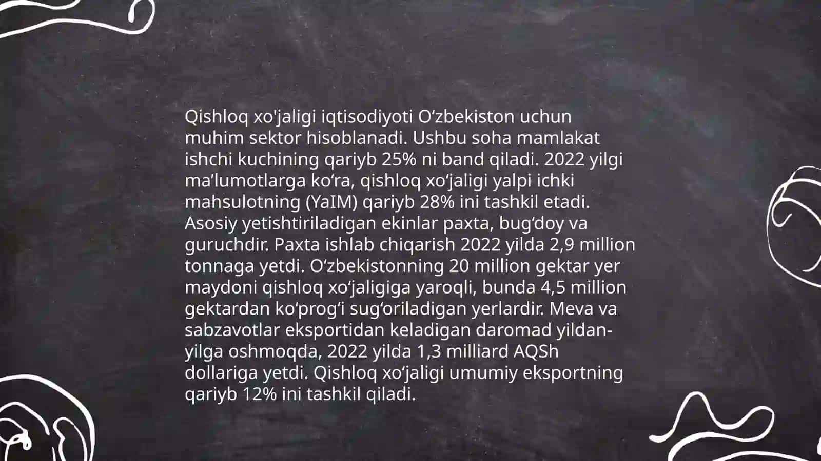 Qishloq xo'jaligi iqtisodiyoti 3