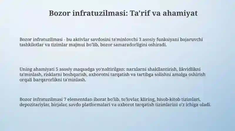 Bozor infratuzilmasi 3