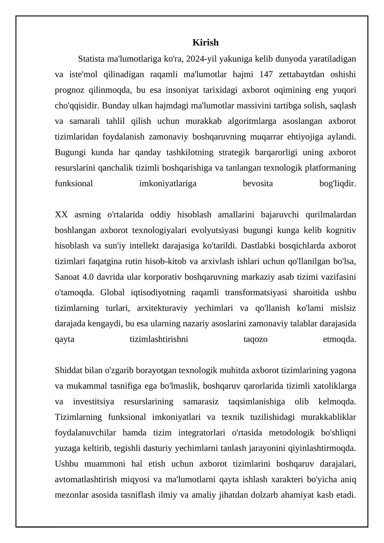 Axborot tizimlarining tasnifi 3