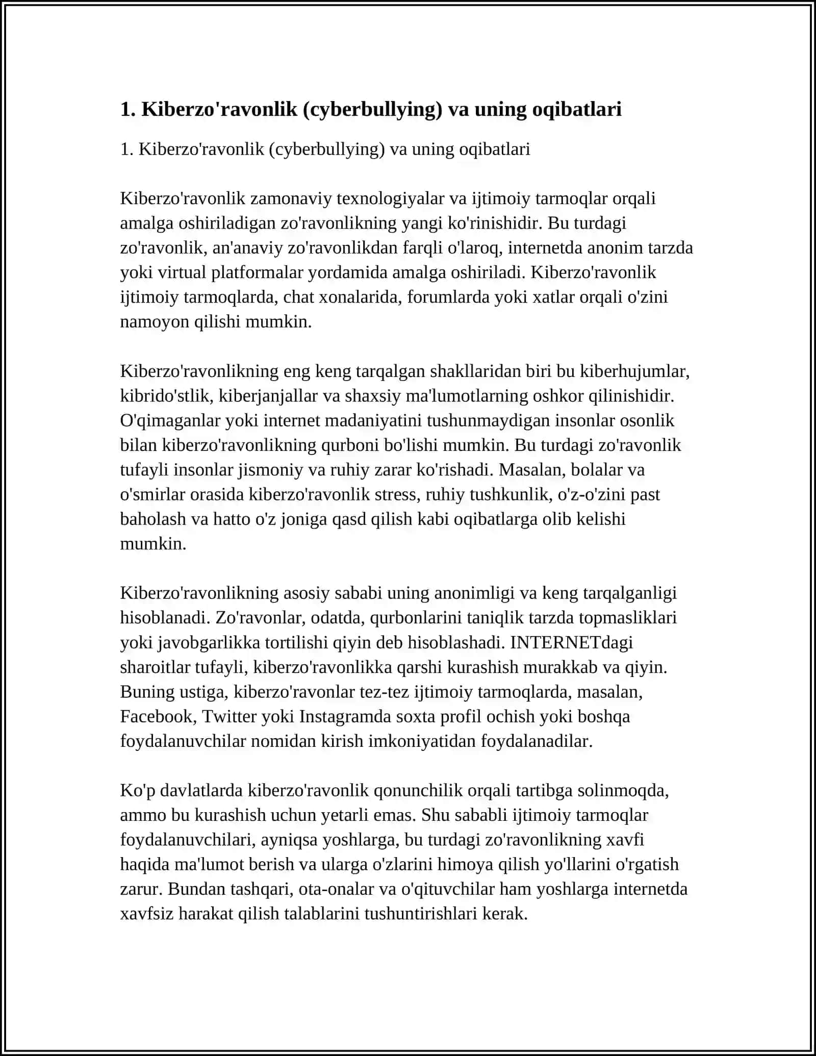 IJTIMOIY TARMOQLAR VA ULARNING SALBIY JIHATLARI 3