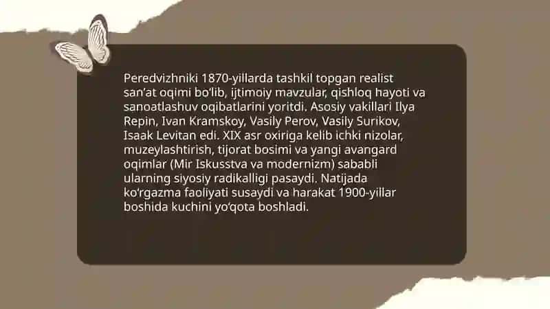Rus sanʼatidagi muhim oʻzgarishlar 3