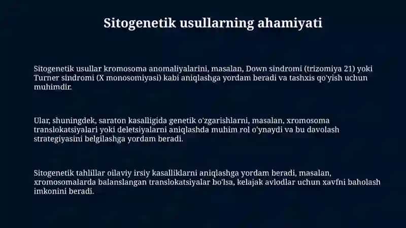 Sitogenetik usullar 3