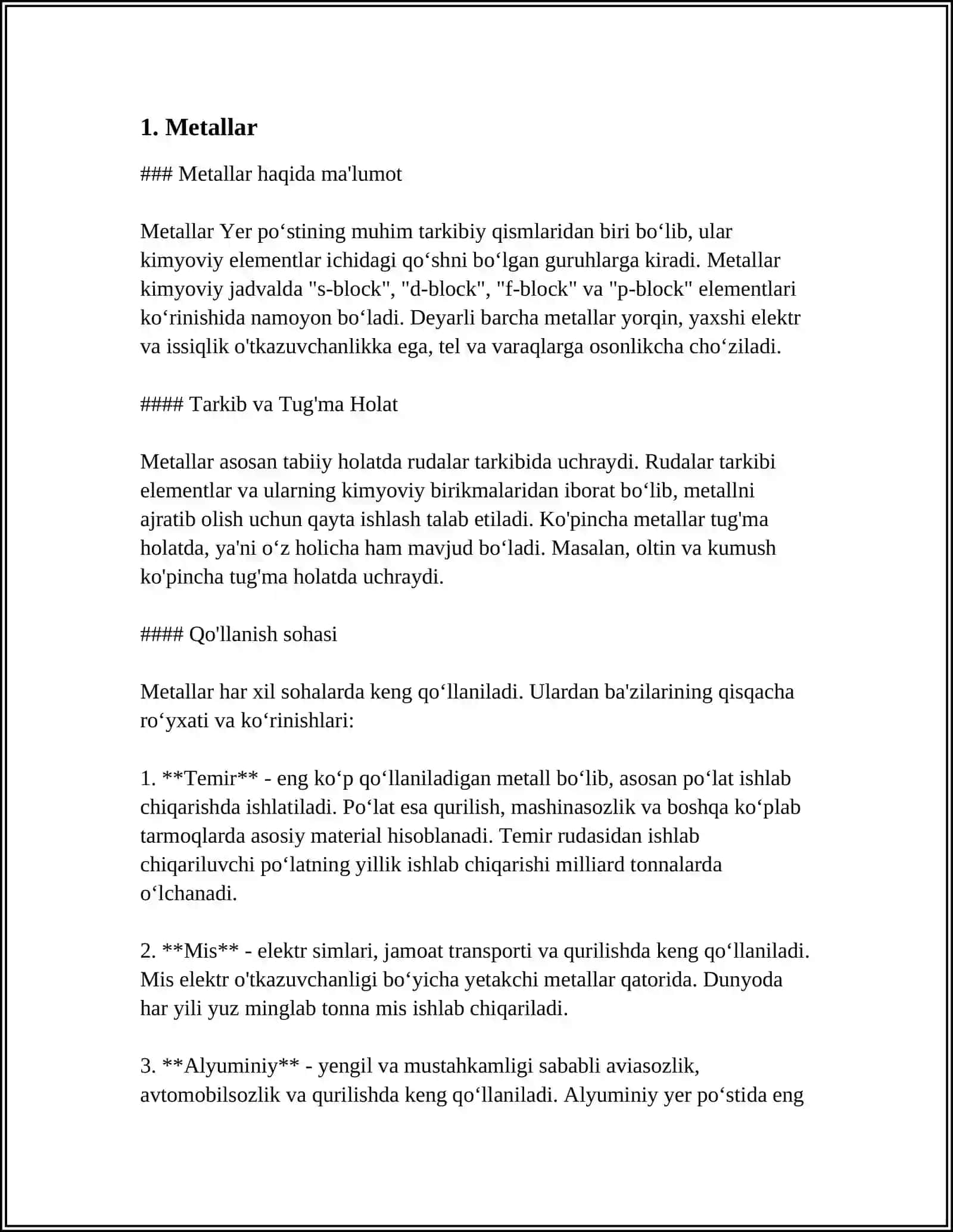 ANORGANIK MODDALARNING ENG MUHIM SINFLARI 3