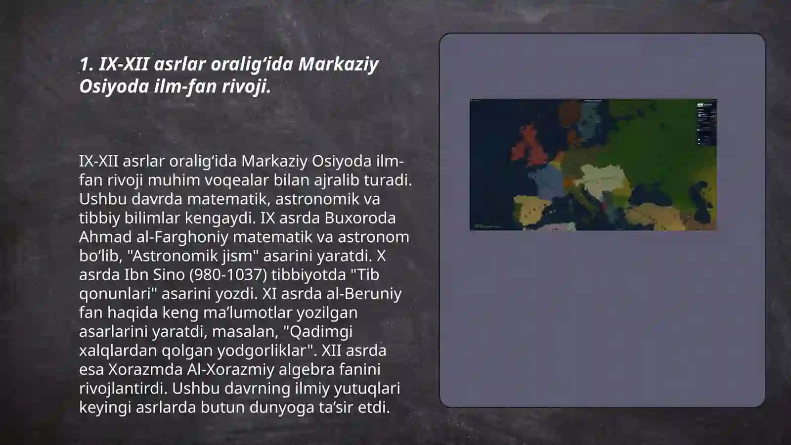 Mamlakatimiz hududida ro'y bergan madaniy uyg'onish (renessans) 3