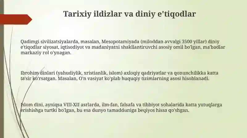 Ma'naviyatning ijtimoiy turmushning barcha sohalariga ta'siri 3