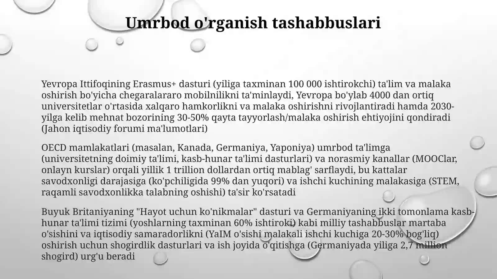 Iqtisodiy rivojlangan mamlakatlarda ta'lim tizimi 3