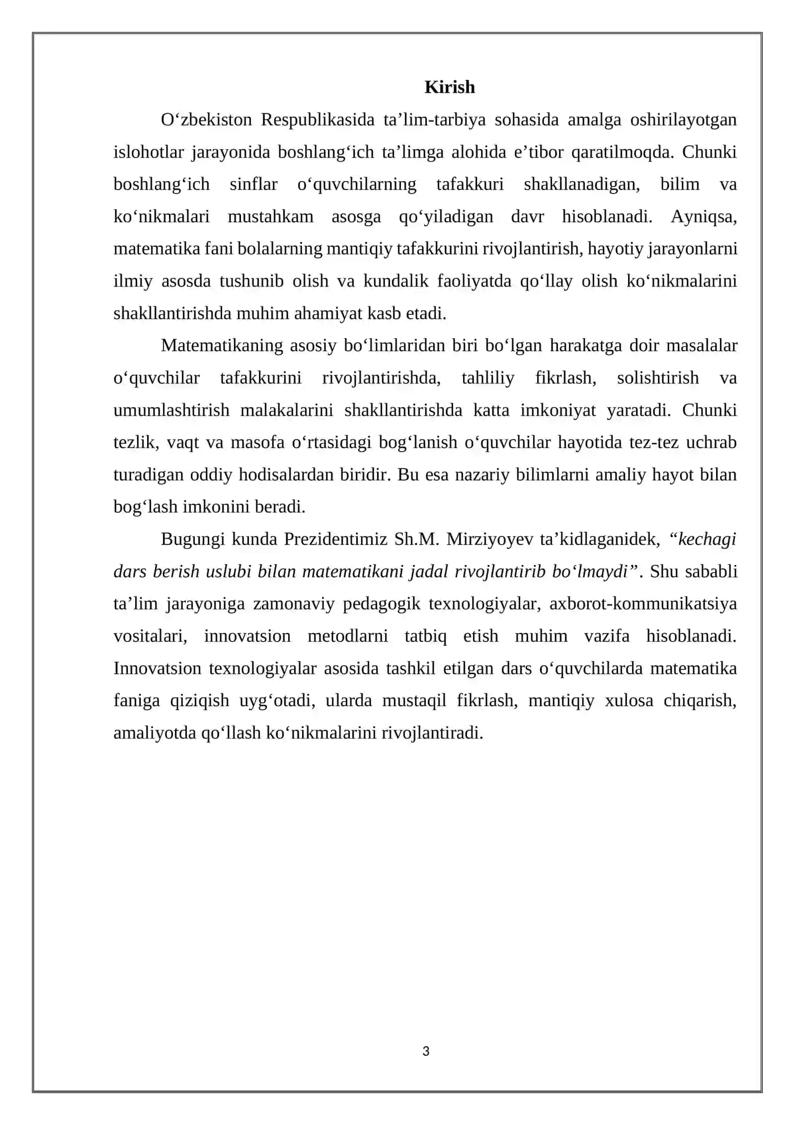 4-sinfda harakatga doir masalalar yechishda innovatsion texnologiyalardan foydalanish 3