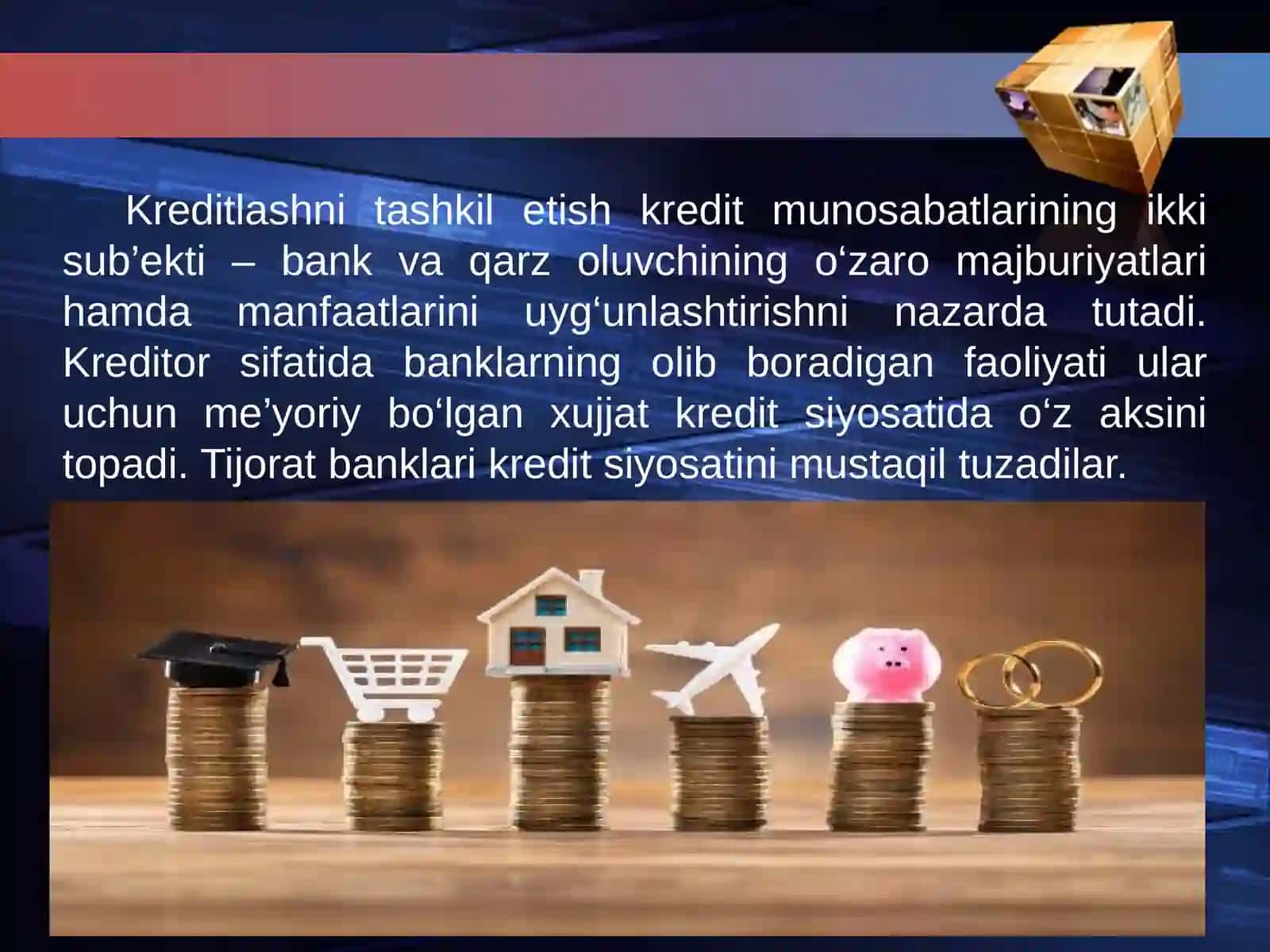 KREDITLASH JARAYONLARI VA UNING BOSQICHI 3