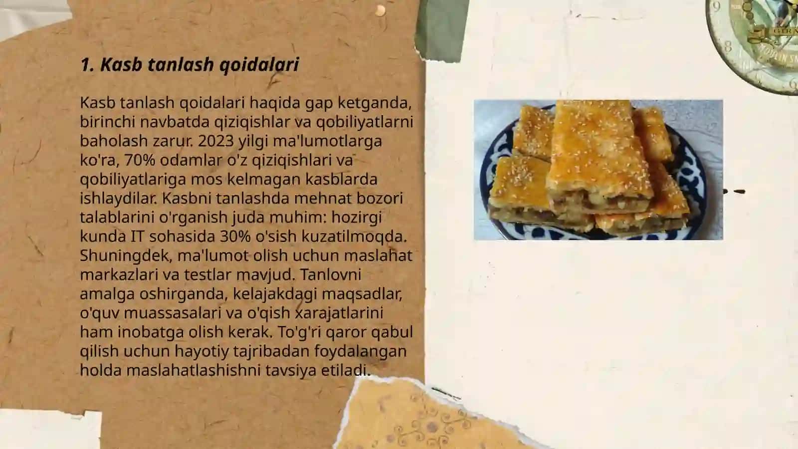 Kasbga tayyorlash 3