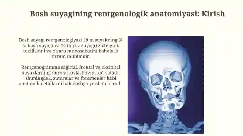 Kalla suyaklarining rentgenatomiyasi. Kalla suyagining yoshi va jinsiy tafovutlari 3