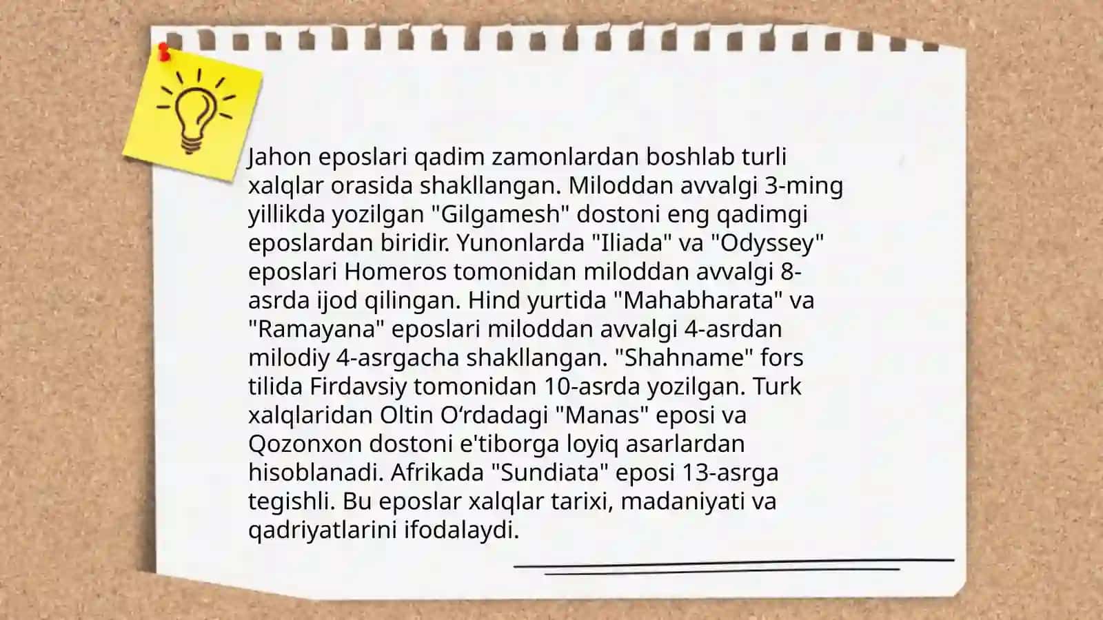 Jahon eposlari tipologiyasi 3