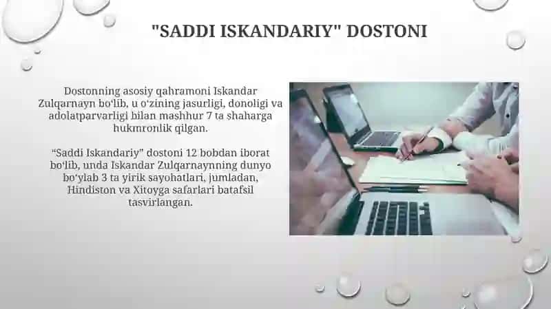 Alisher Navoiy mavzusida taqdimot 3