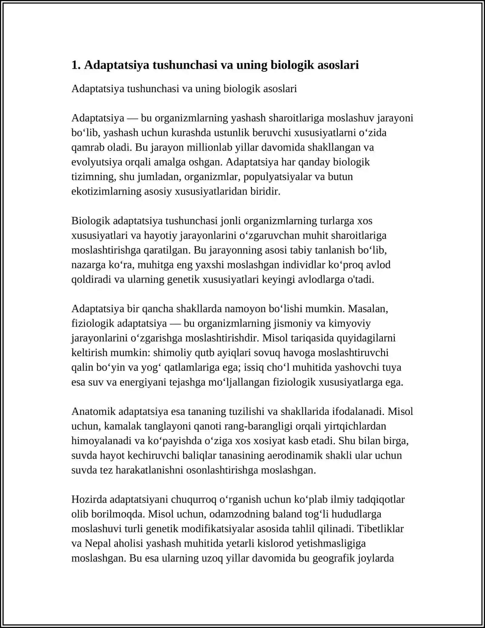 ADAPTATSIYANING PERIFERIK VA MARKAZIY MEXANIZMLARI 3