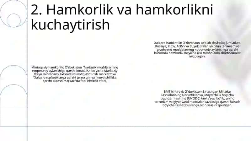 Xavsizlik Masalalari Terorizmlik Giyohvandlik Va Odam Savdosiga Qarshi Kurashda O‘Zbekiston Respulikasining Faolligi 3