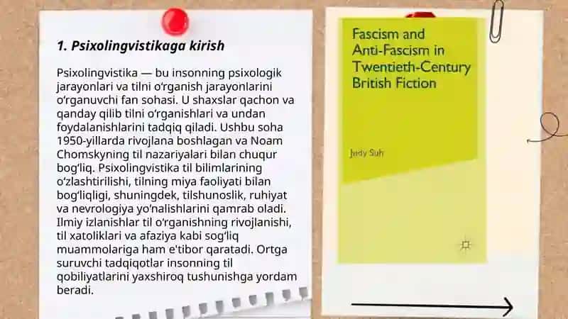 Psixolingvistika tarixida inqilobiy bosqichlar 3