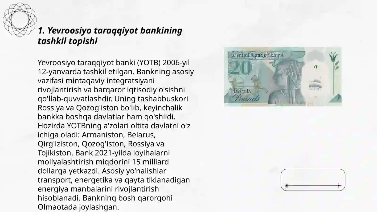 Yevroosiyo taraqqiyot banki faoliyati 3
