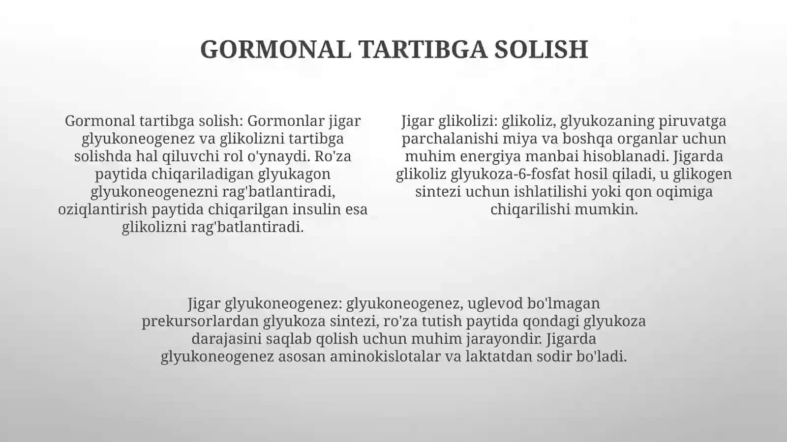 Jigarda Glikoliz Va Glikoneogenez Boshqarilishi 3