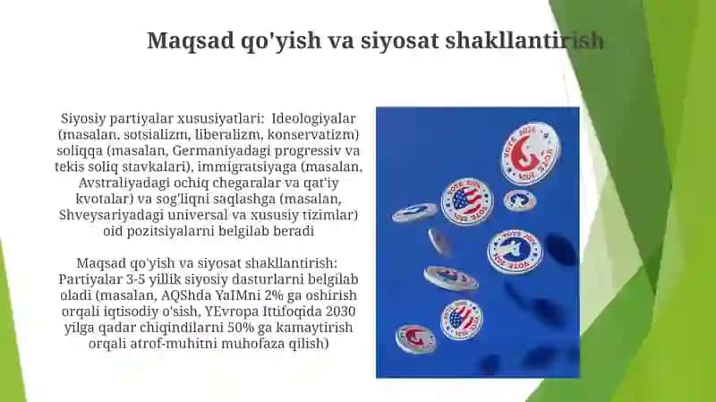 Siyosiy partiyalar faoliyatidagi xususiyatlar 3