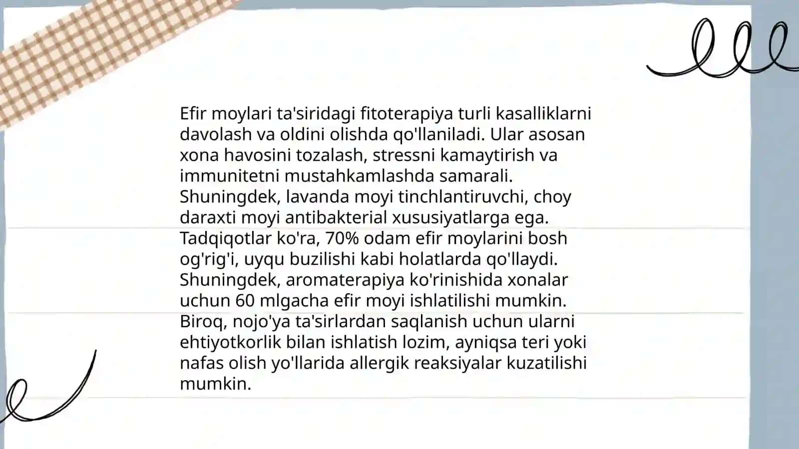 Efir moylari ta'siridagi fitoterapiya 3