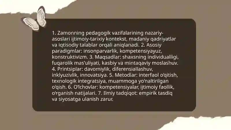 Umumiy pedagogika fanidan tayyorlagan mustaqil ish 3