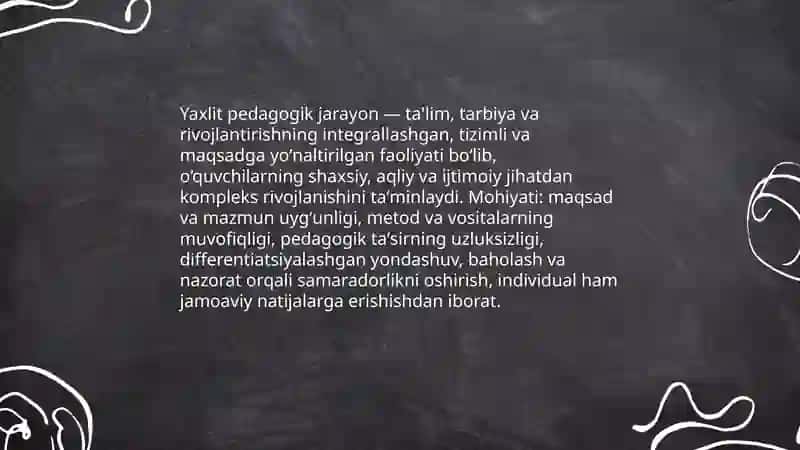 Yaxlit pedagogik jarayon va uning etaplari 3