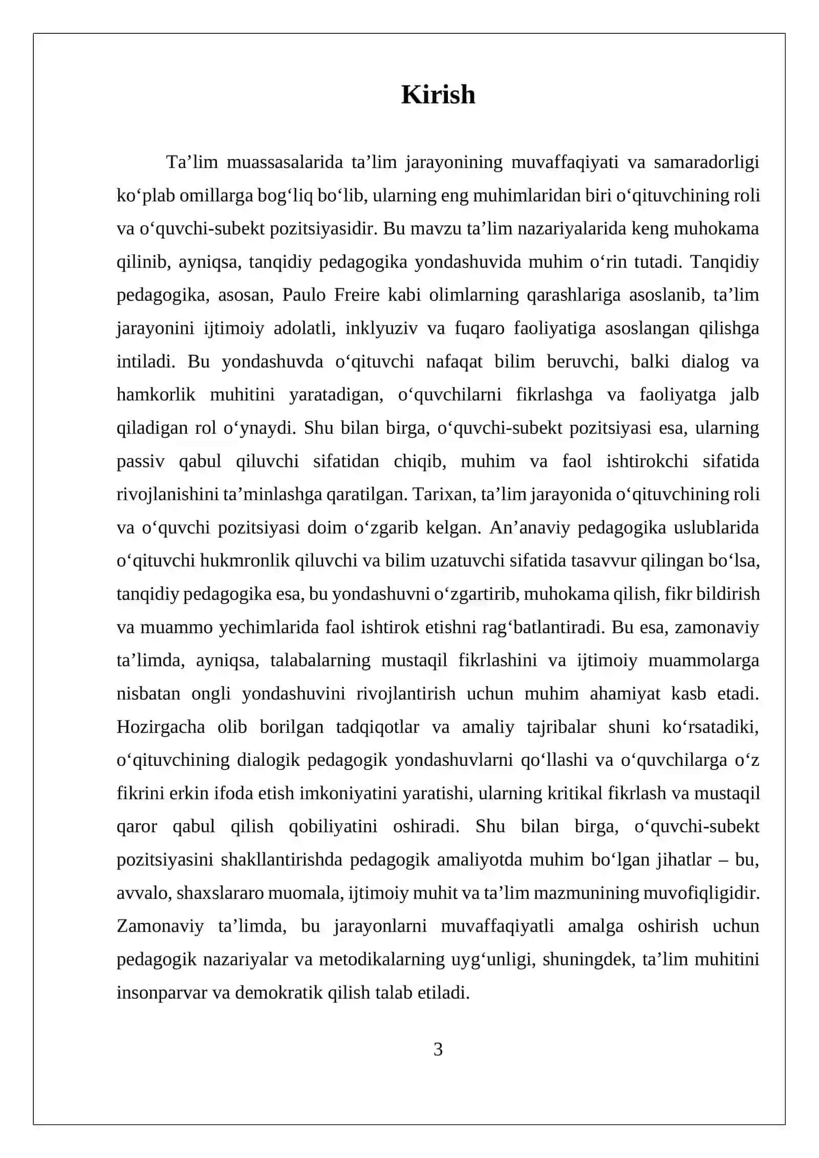O‘QITUVCHINING ROLI VA O‘QUVCHI SUBYEKT PAZITSIYASI 3