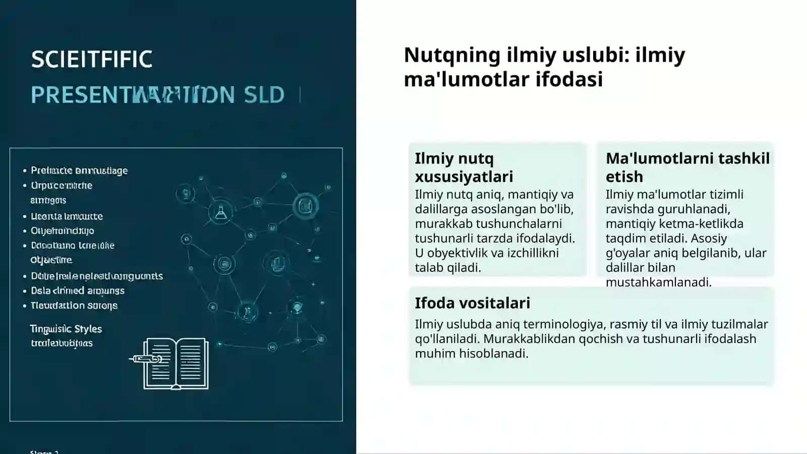 Nutqning Uslubiy Turlari: Asosiy Konseptlar 3