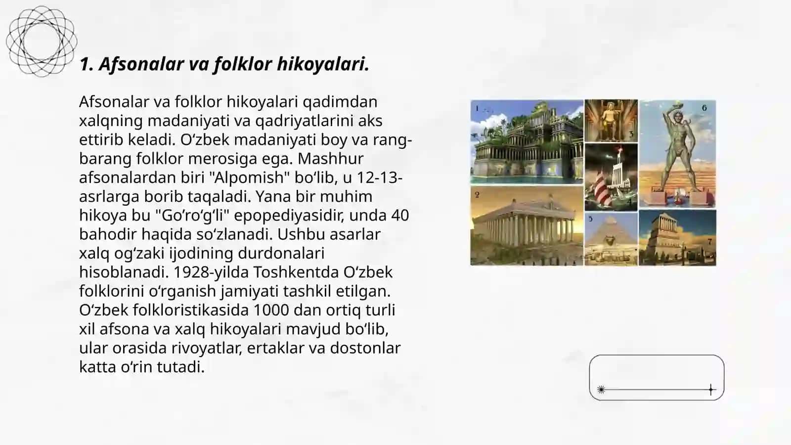 Afsonalar va folklor hikoyalari 3