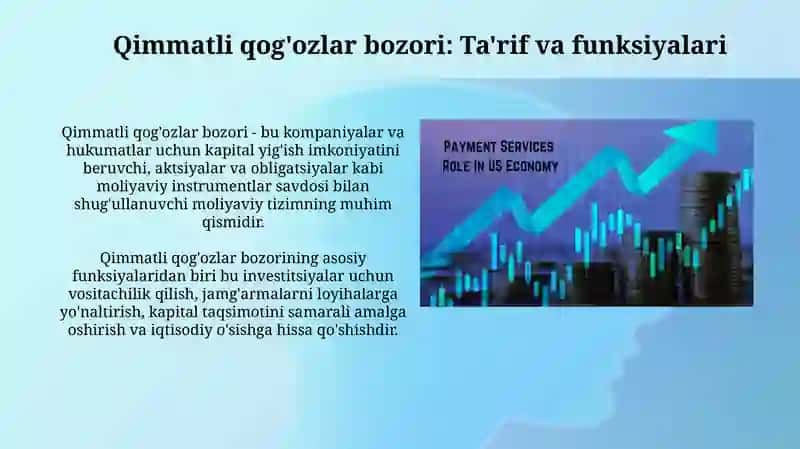 Qimmatli qog'ozlar bozori va uning iqtisodiyotdagi roli 3
