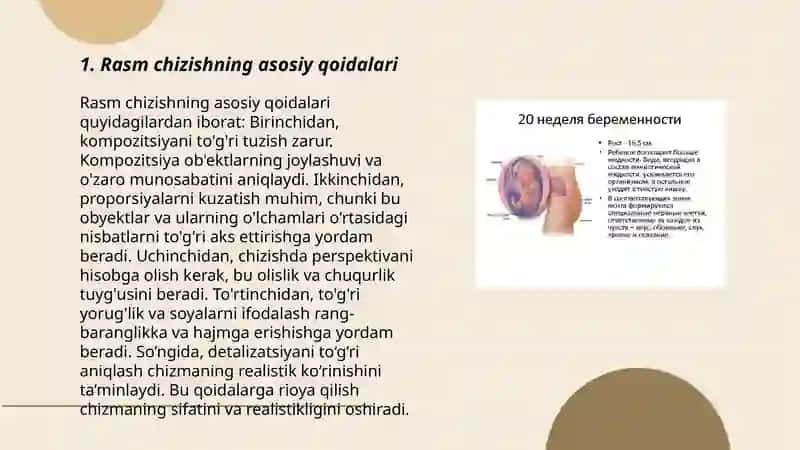 Tasviriy faoliyatga o'rgatish metodikasi 3