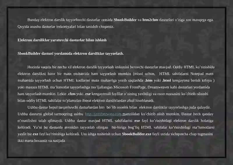 Elektron Online o’quv resurslarni yaratish uslublari 3