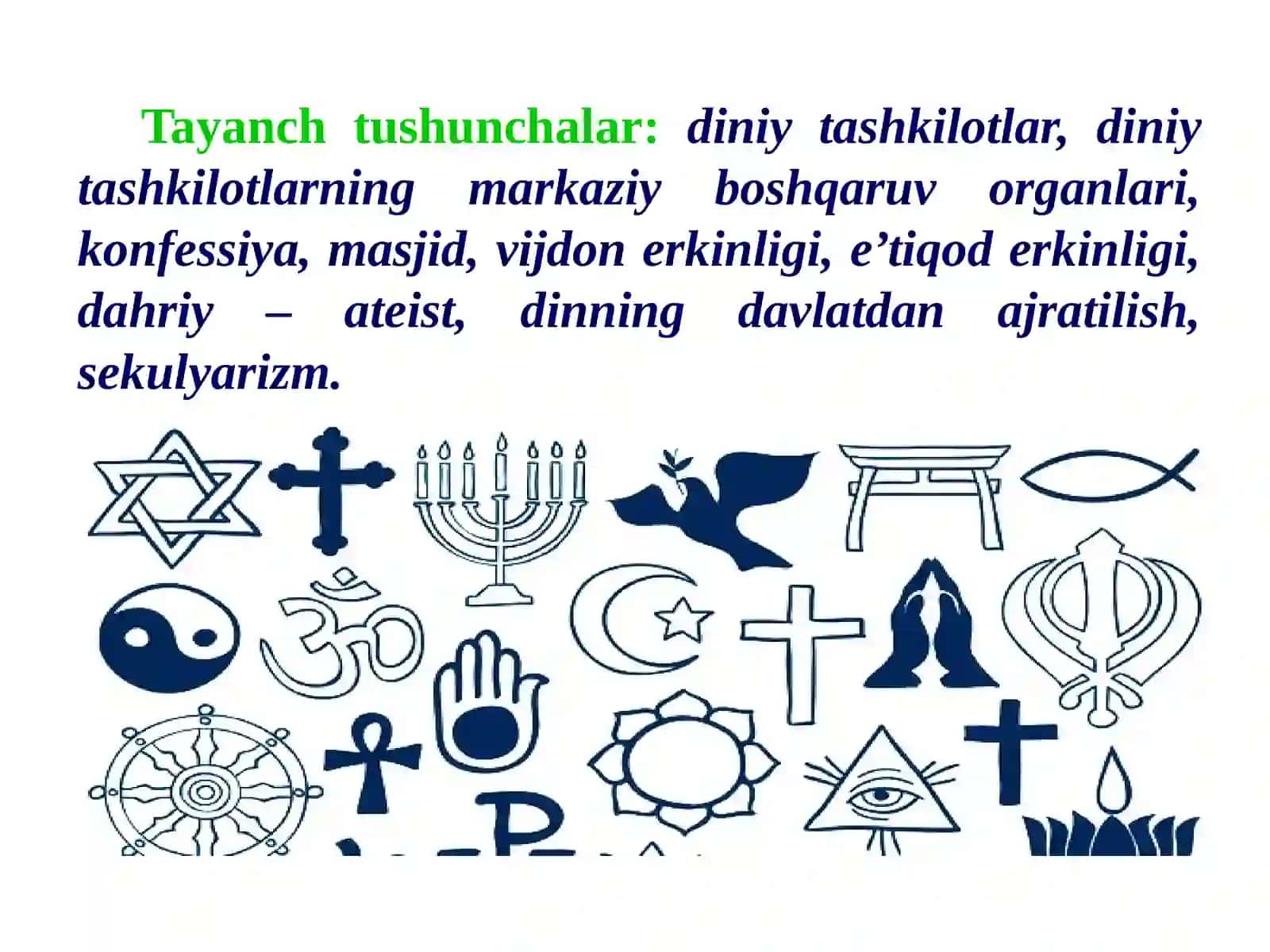 O‘zbekistonda davlatning din va diniy tashkilotlar bilan munosabati 3
