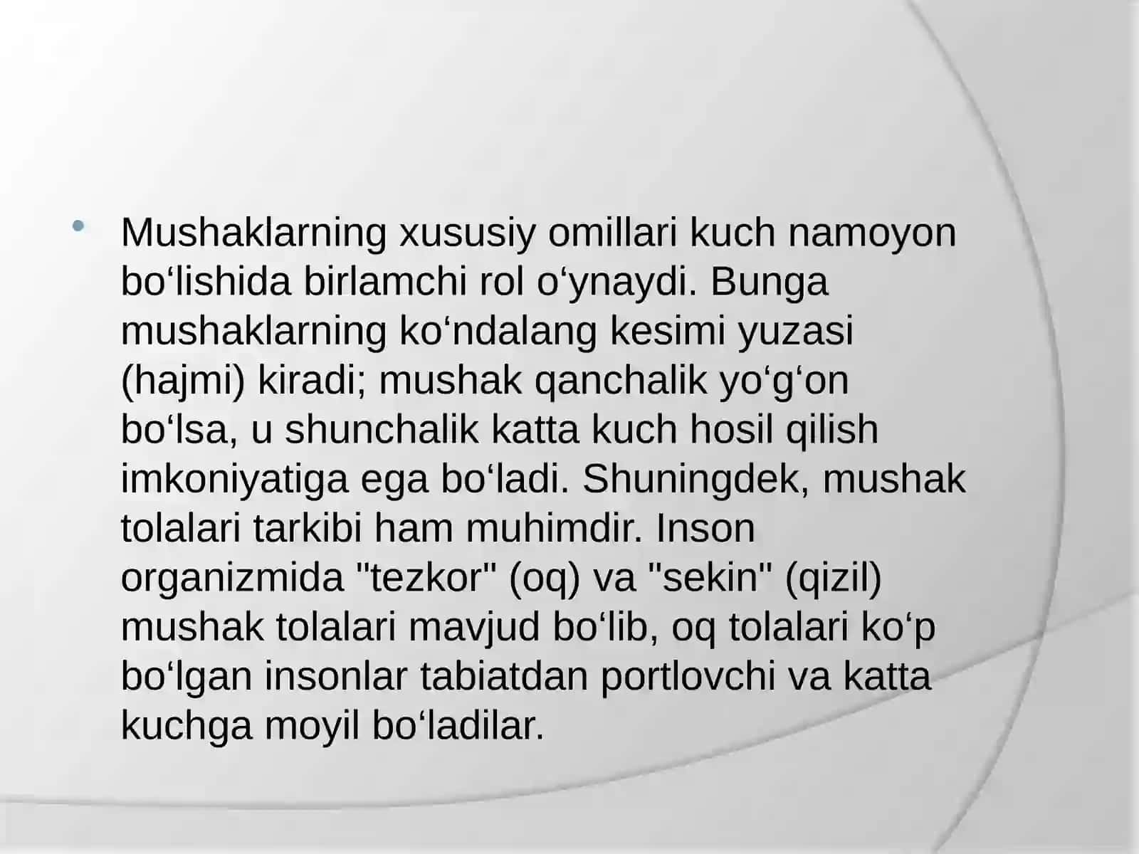 Kuch qobiliyatlarining rivojlanishi va ularning muayyan harakatlardan namoyon bo‘lishi 3