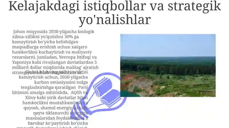 Tabiiy muhitni muhofaza qilish va tabiiy resurslardan foydalanish sohasida xalqaro hamkorlik 3