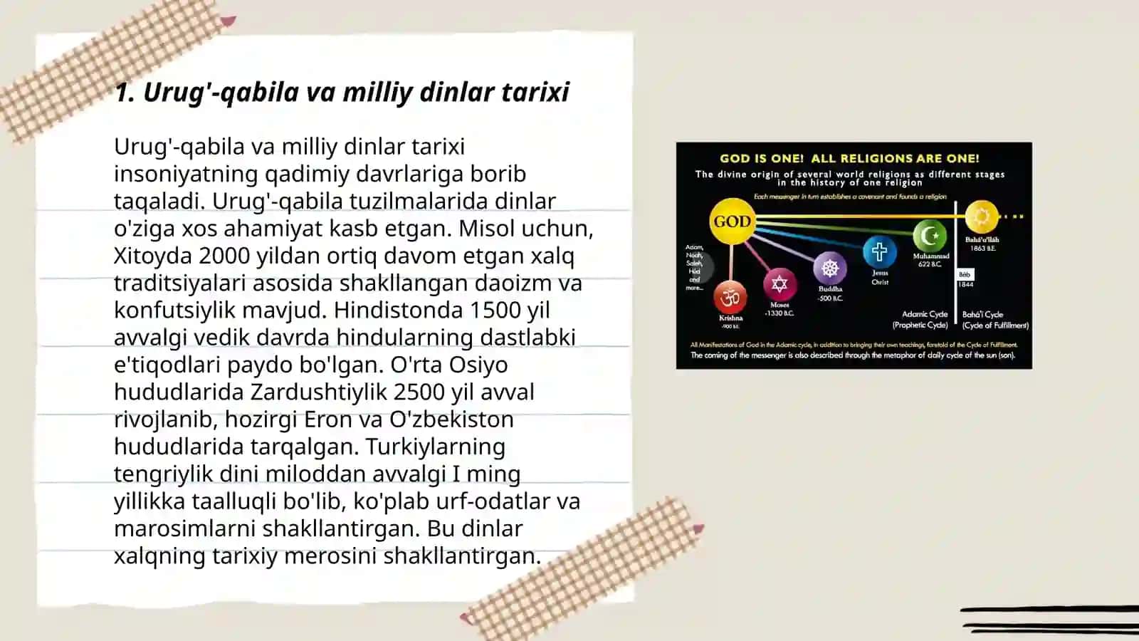 Urug'-qabila va milliy dinlar tarixi 3